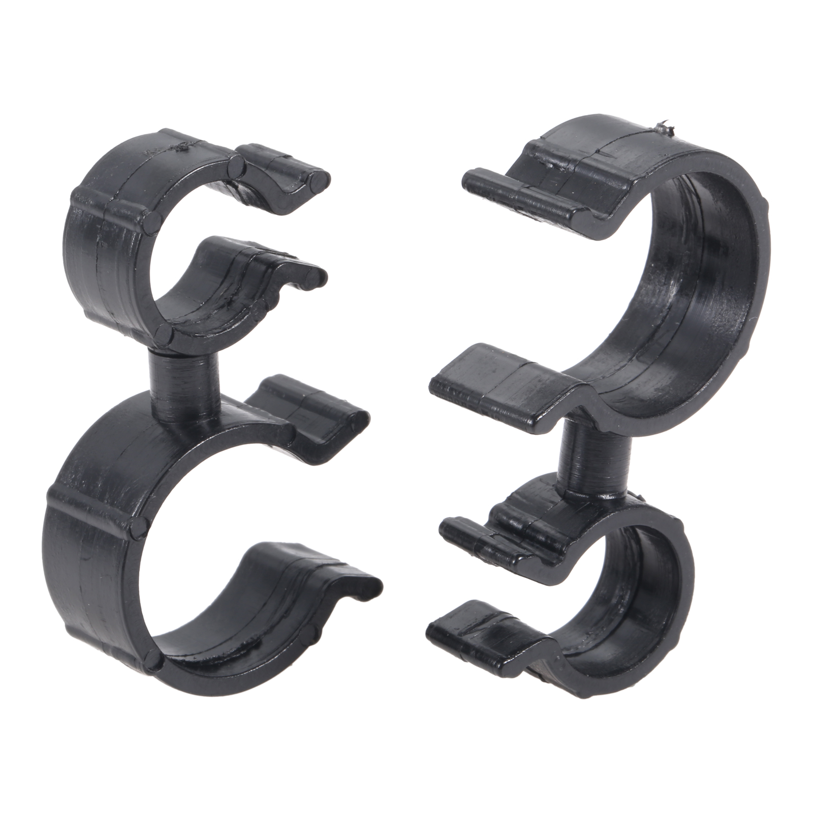 Golf Equipment Holder - 2 stücke Auto Schwarz Kunststoff Schläuche