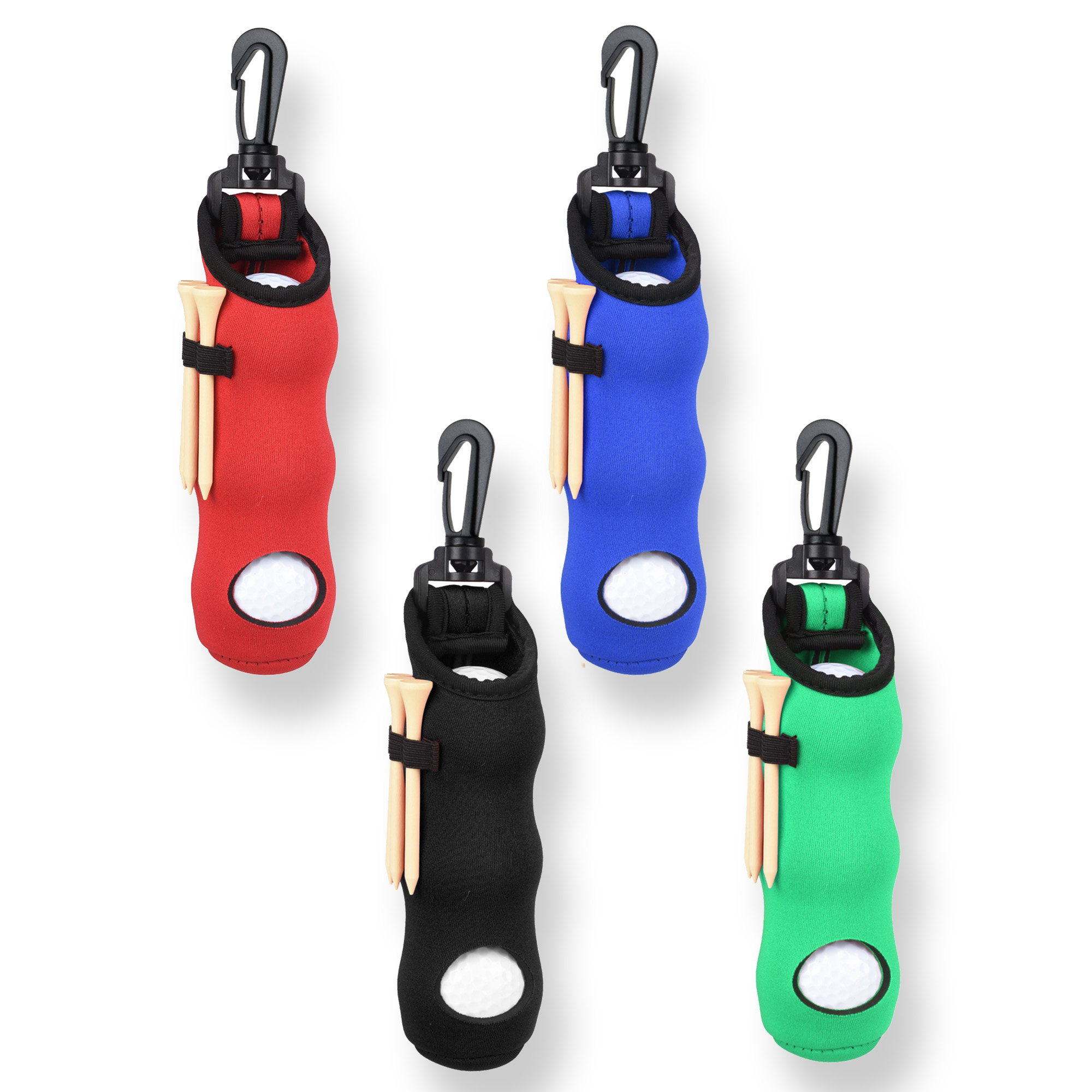 Golf Equipment Holder - Golf Tee Halter Neopren Golf Ball