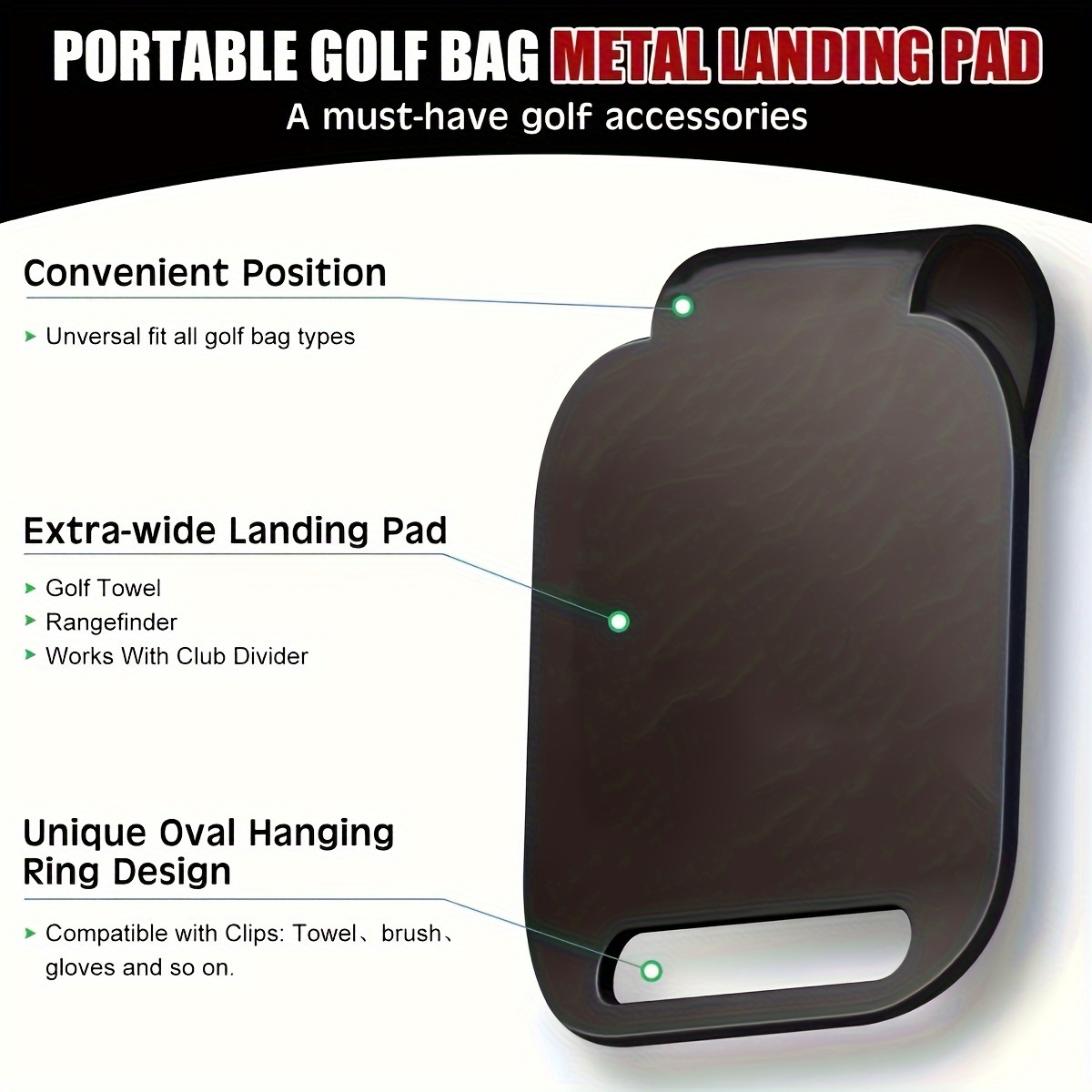 Magnetischer Golftaschen-Lande – Golf Equipment Holder Bewertung und Preis